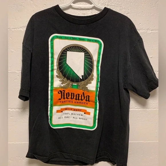 Nevada parties harder tshirt - Picture 2 of 6